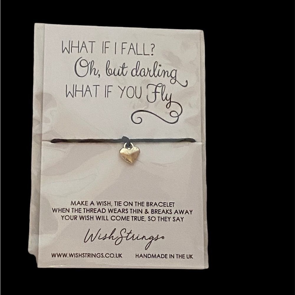 Wishstrings bracelet and card